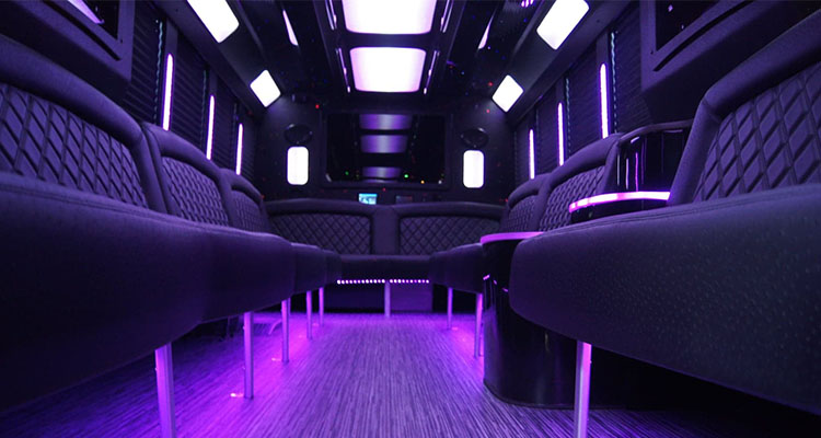limousine rental interior